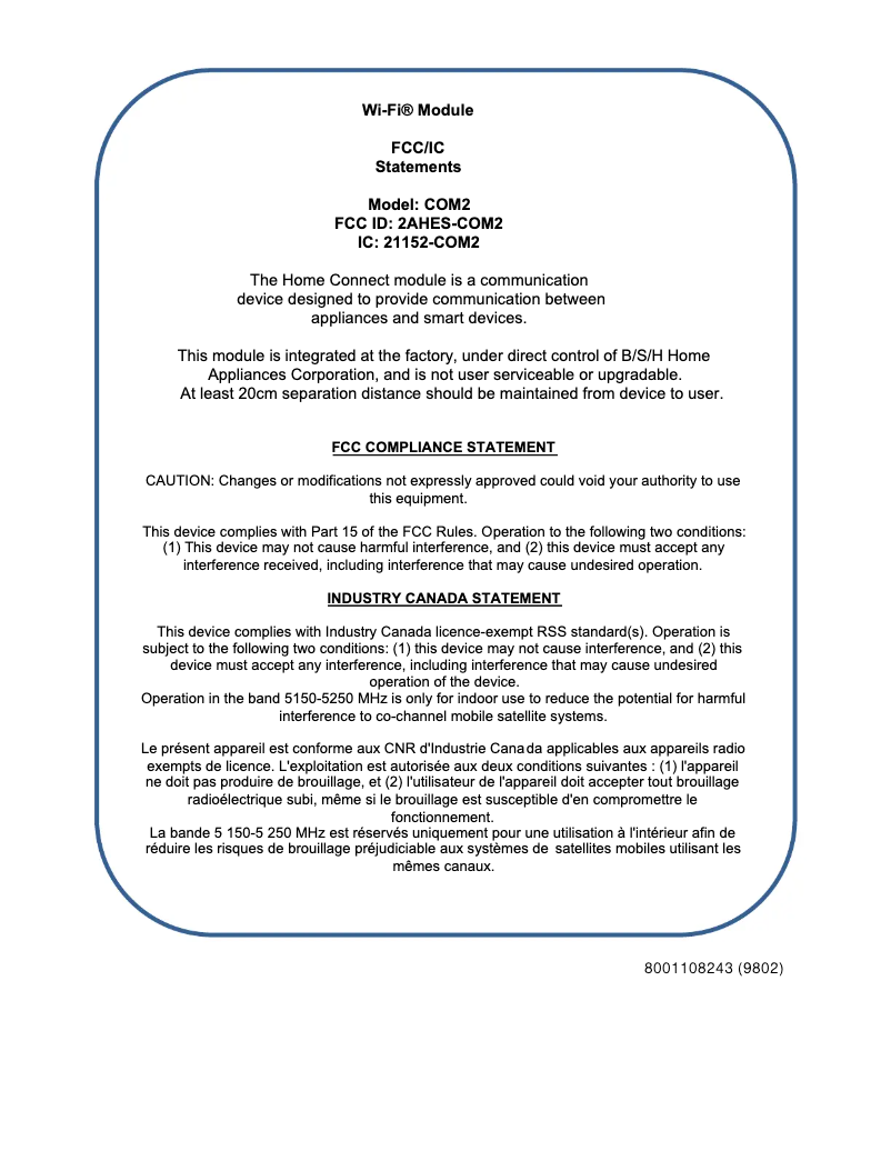 Page n°1 - Manuel utilisateur Bosch B36IT900NP