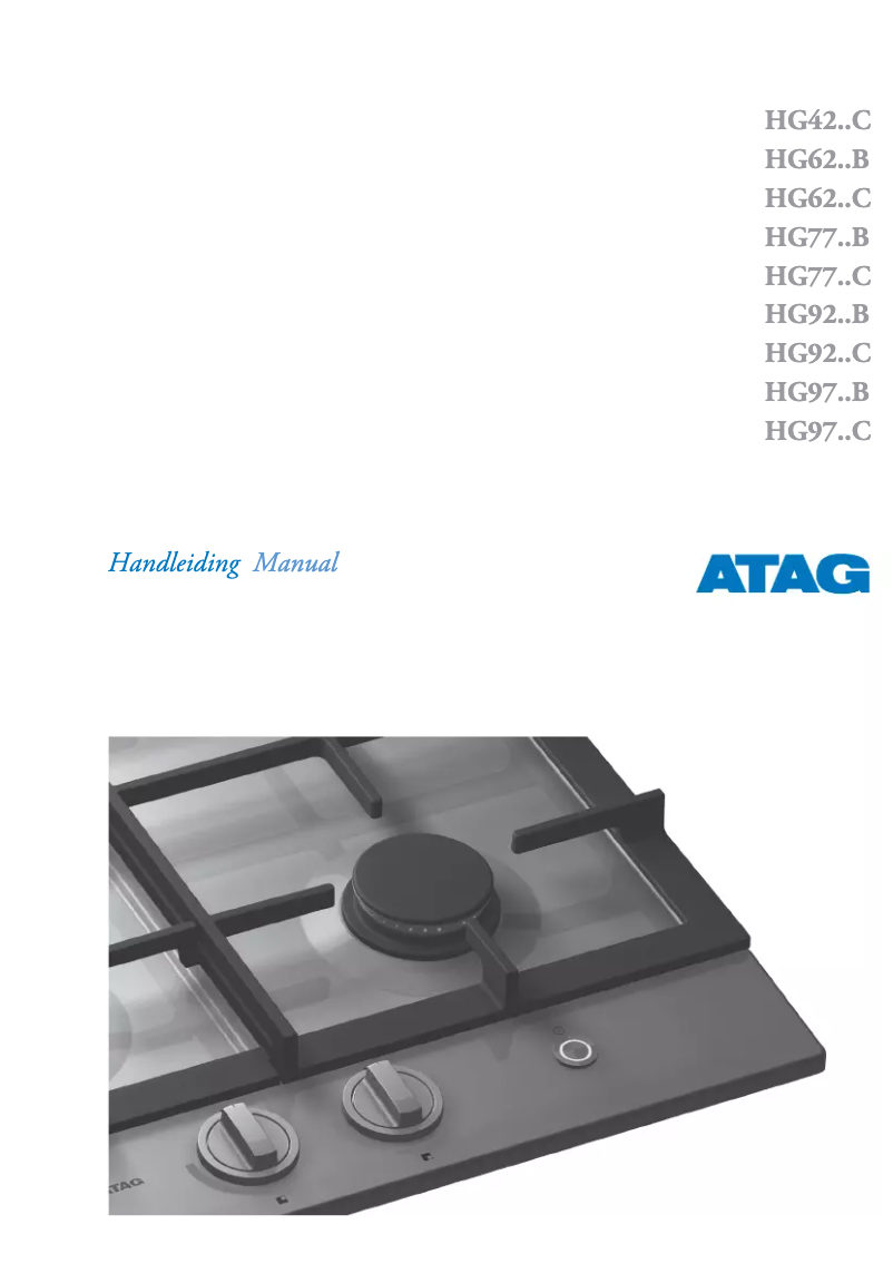Page n°1 - Manuel utilisateur Atag HG92C