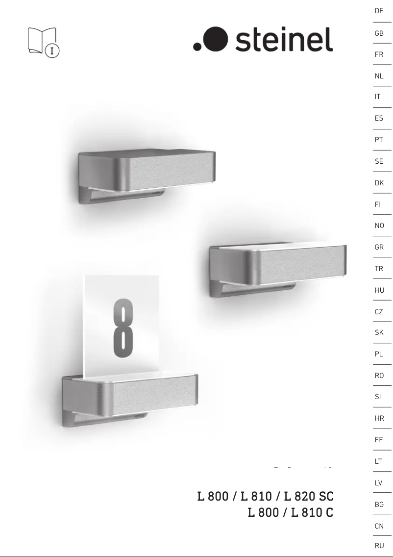 Página 1 del manual Manual de usuario Steinel L 800 S