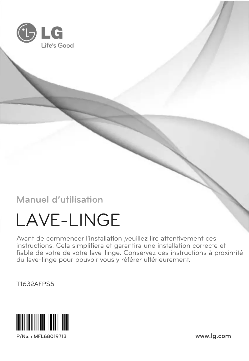 Página 1 del manual Manual de usuario LG T1632AFPS5