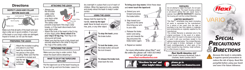 Image de la première page du manuel de l'appareil Vario M 5m