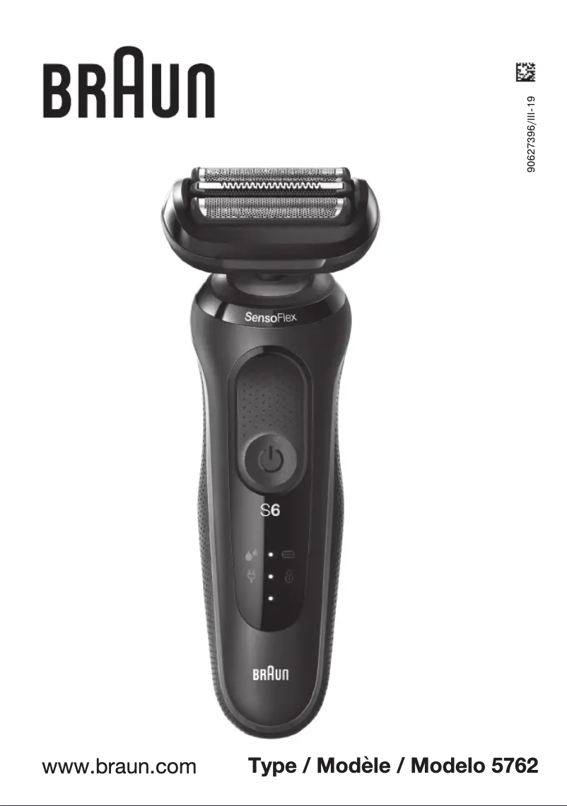 Page 1 de la notice Manuel utilisateur Braun Series 6 60-N4820cs