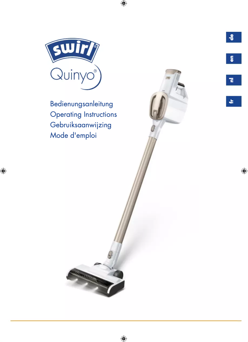 Page 1 de la notice Manuel utilisateur Swirl Quinyo Everyway