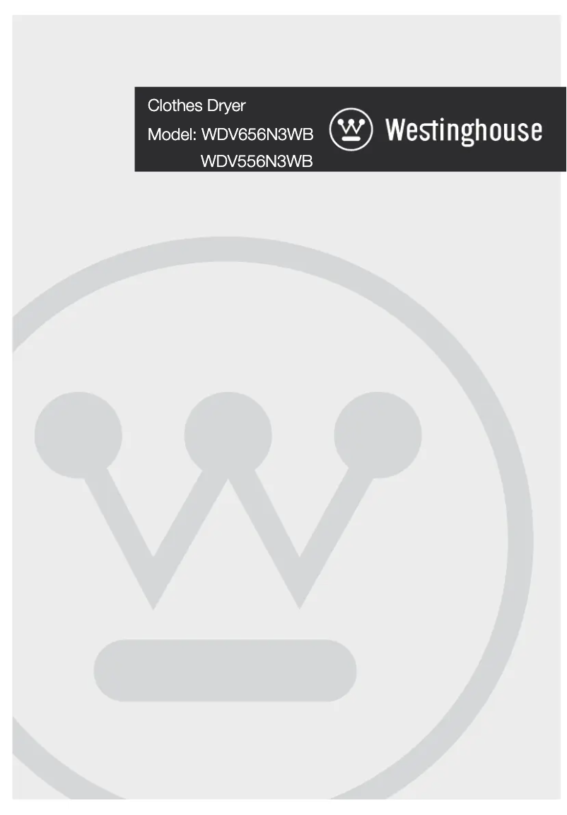 Página 1 del manual Manual de usuario Westinghouse WDV556N3WB