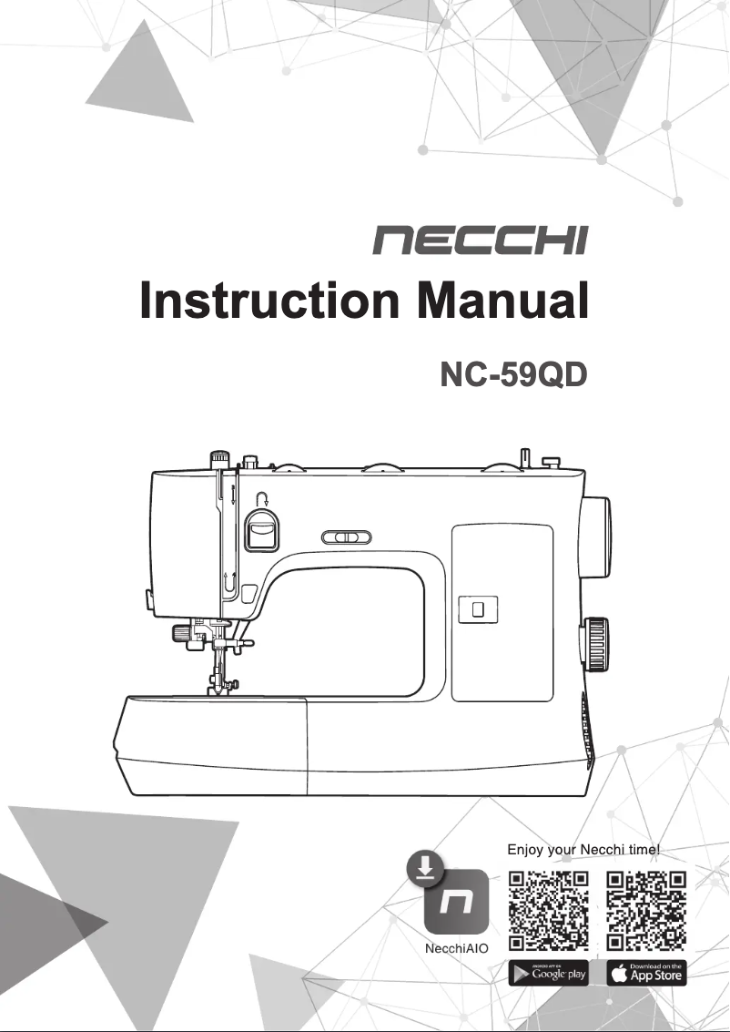 Page n°1 - Manuel utilisateur Necchi NC-59QD