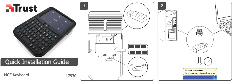 Page n°1 - Manuel utilisateur Trust 17930 Handheld Wireless