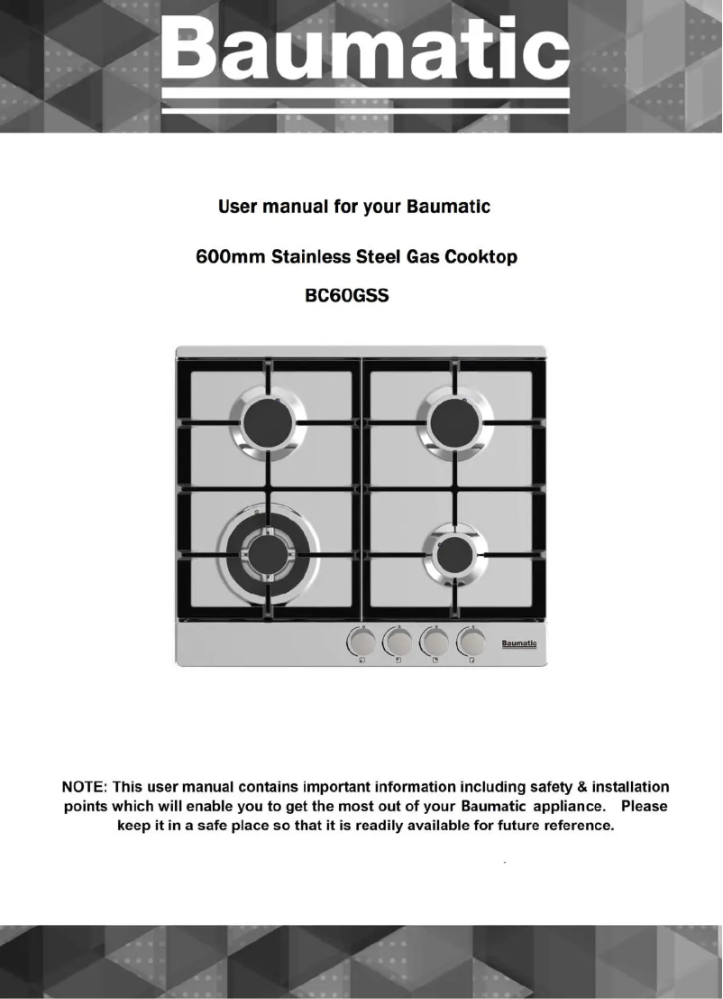 Image de la première page du manuel de l'appareil BC60GSS