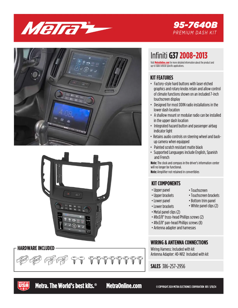 Image de la première page du manuel de l'appareil 95-7640B