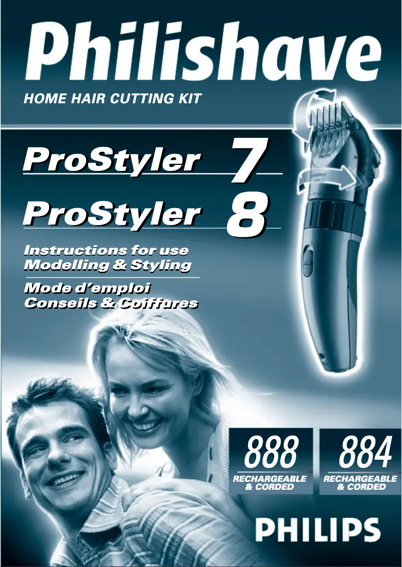 Page 1 de la notice Manuel utilisateur Philips HQC884