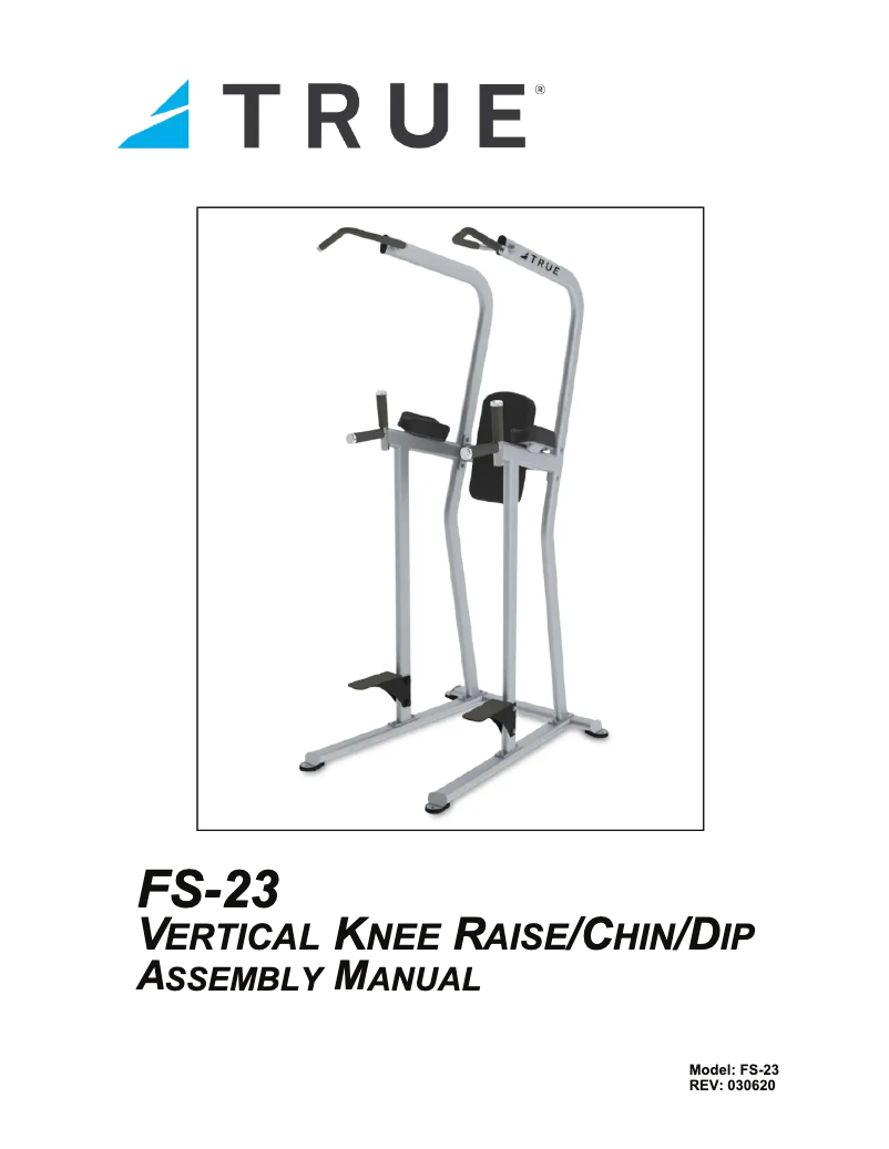 Page n°1 - Manuel utilisateur True FS-23