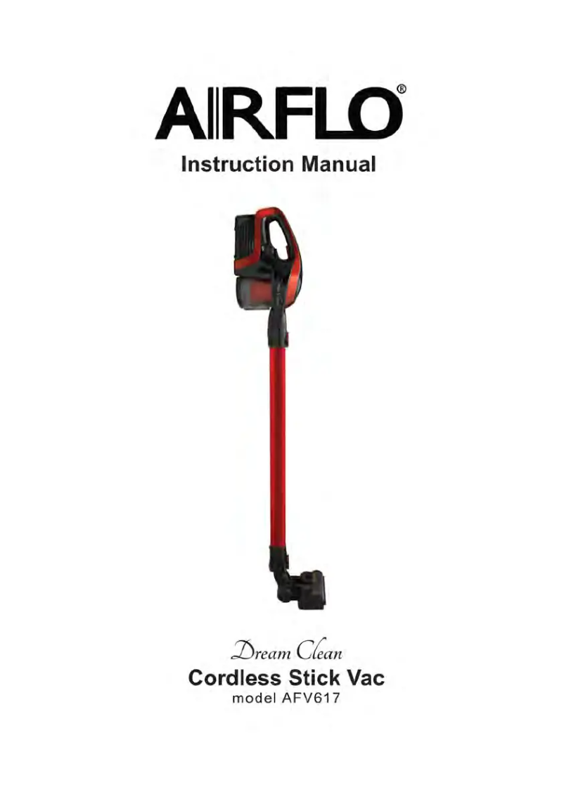 Página 1 del manual Manual de usuario Airflo Dream Clean AFV617