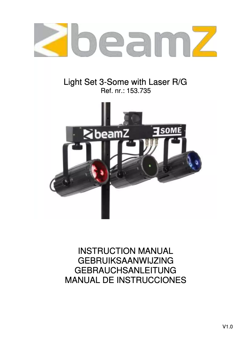 Image de la première page du manuel de l'appareil 3-Some