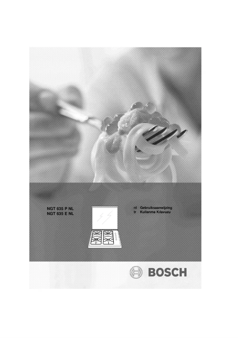 Page n°1 - Manuel utilisateur Bosch NGT635epnl