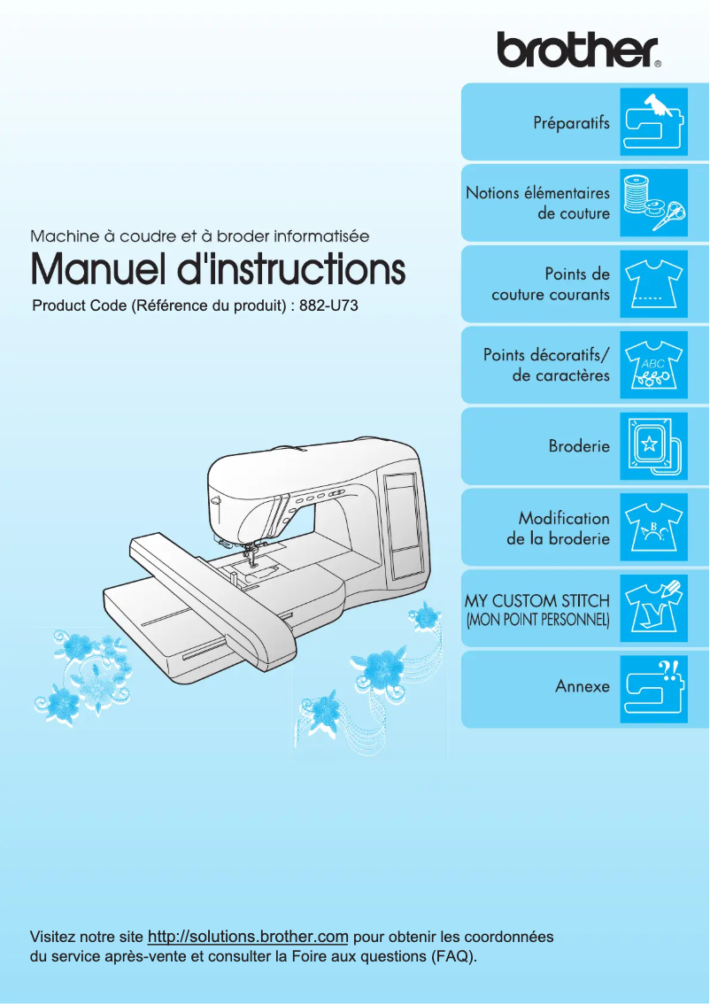 Page n°1 - Manuel utilisateur Brother Innov-is 2200
