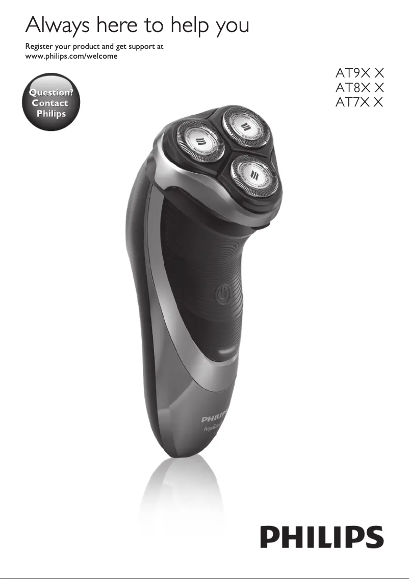 Image de la première page du manuel de l'appareil AquaTouch AT760