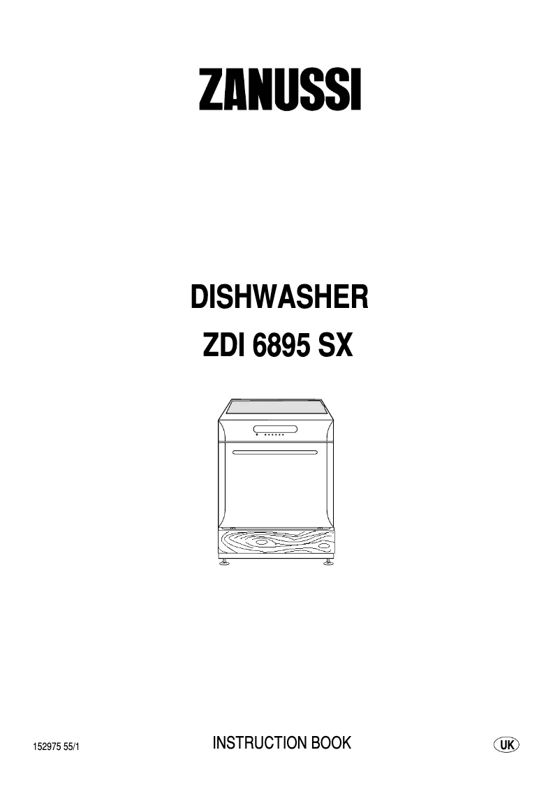 Page 1 de la notice Manuel utilisateur Zanussi ZDI 6895 SX