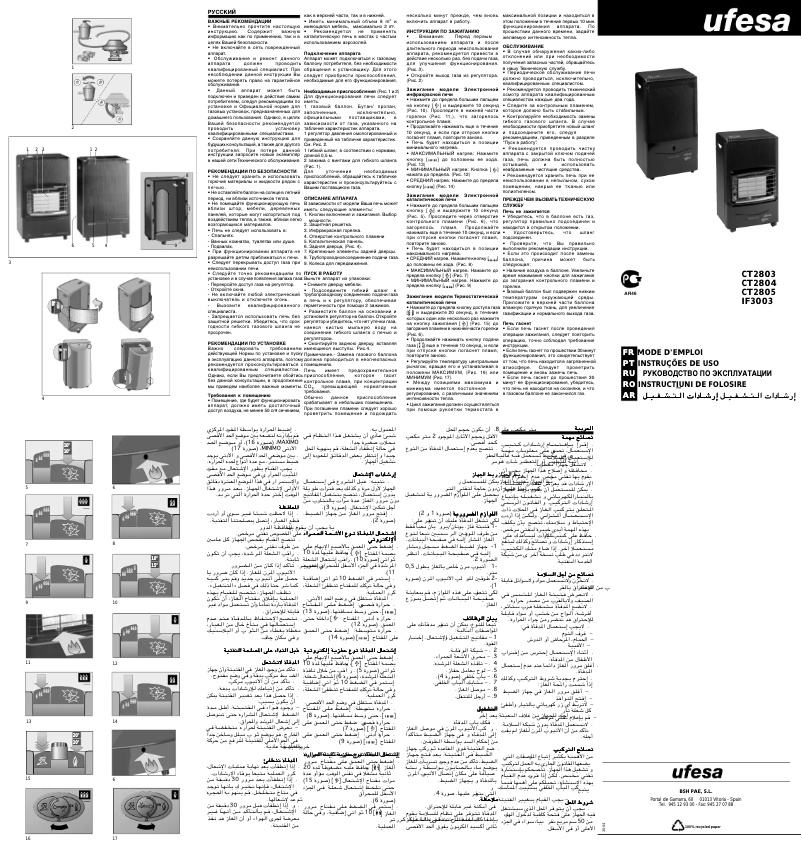 Image de la première page du manuel de l'appareil CT2803