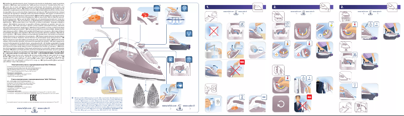 Page 1 de la notice Manuel utilisateur Tefal Ultimate Airglide FV9753