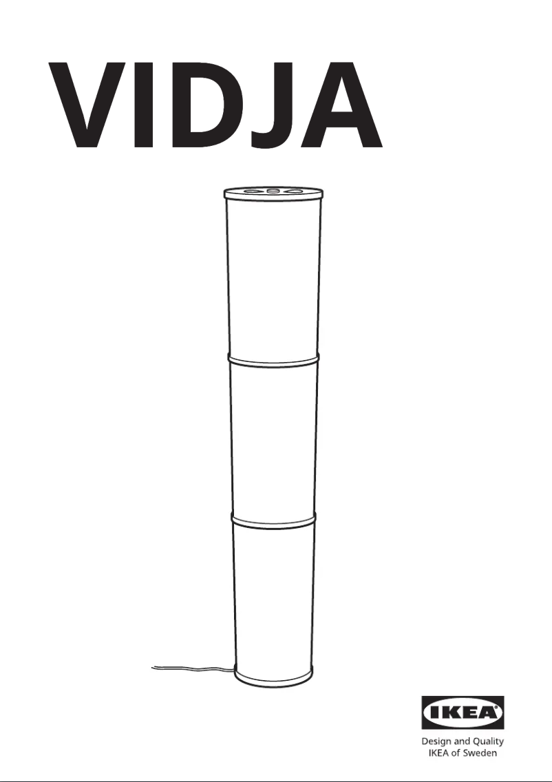 Image de la première page du manuel de l'appareil VIDJA 803.092.03