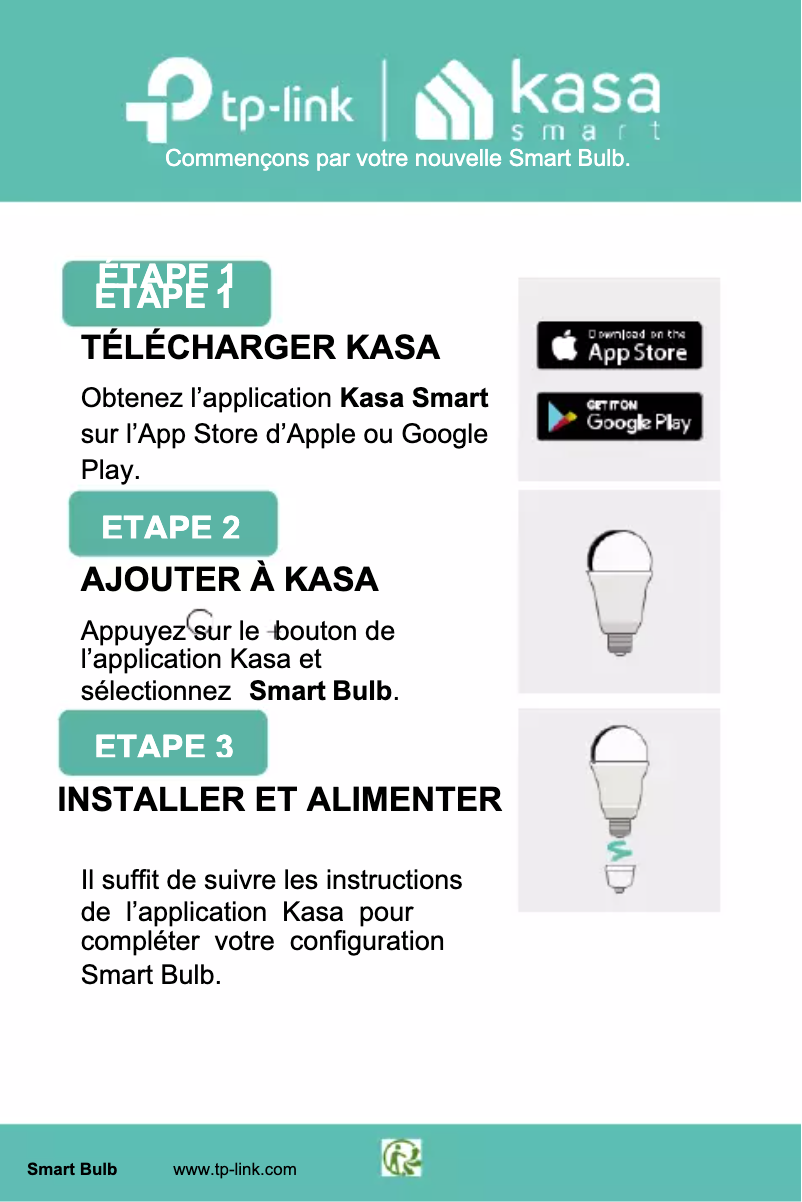 Page n°1 - Guide d'installation TP-Link KL130