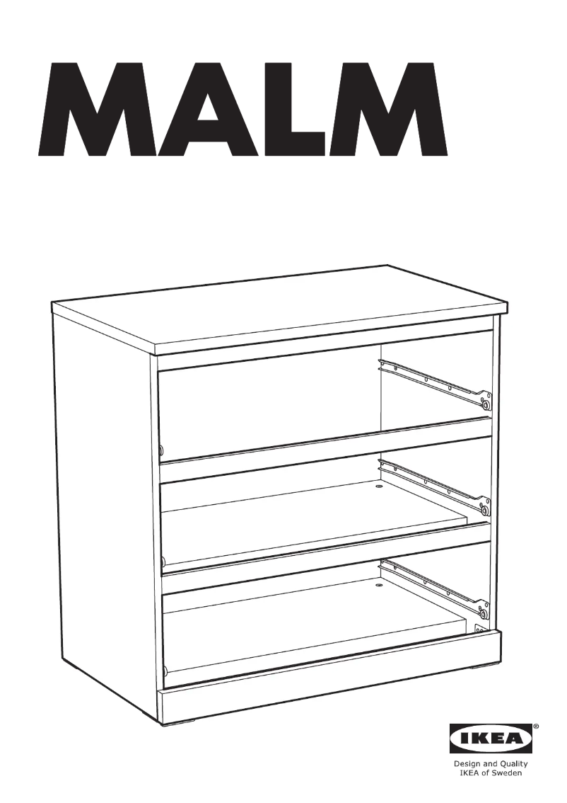 Página 1 del manual Manual de usuario Ikea MALM 704.240.53