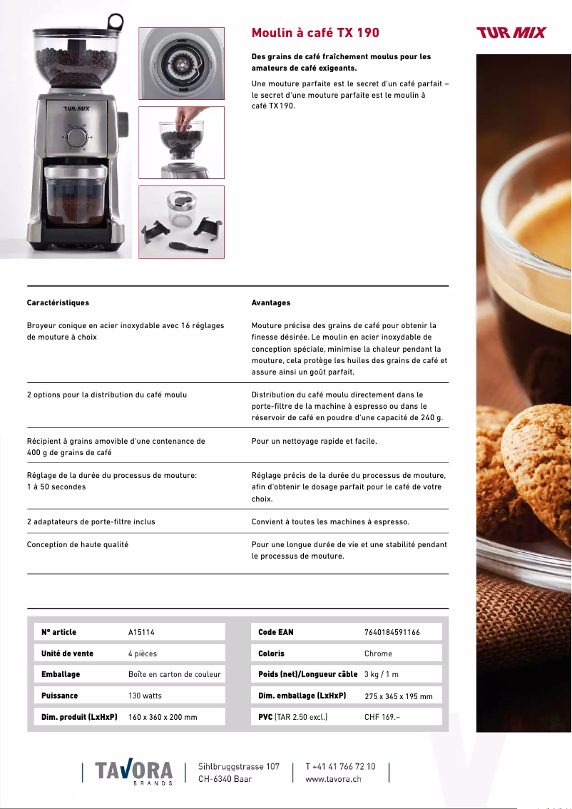 Image de la première page du manuel de l'appareil TX 90