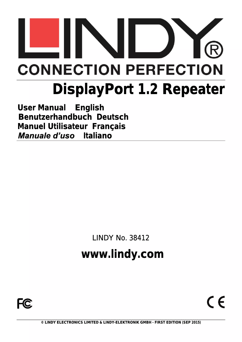 Image de la première page du manuel de l'appareil 38412