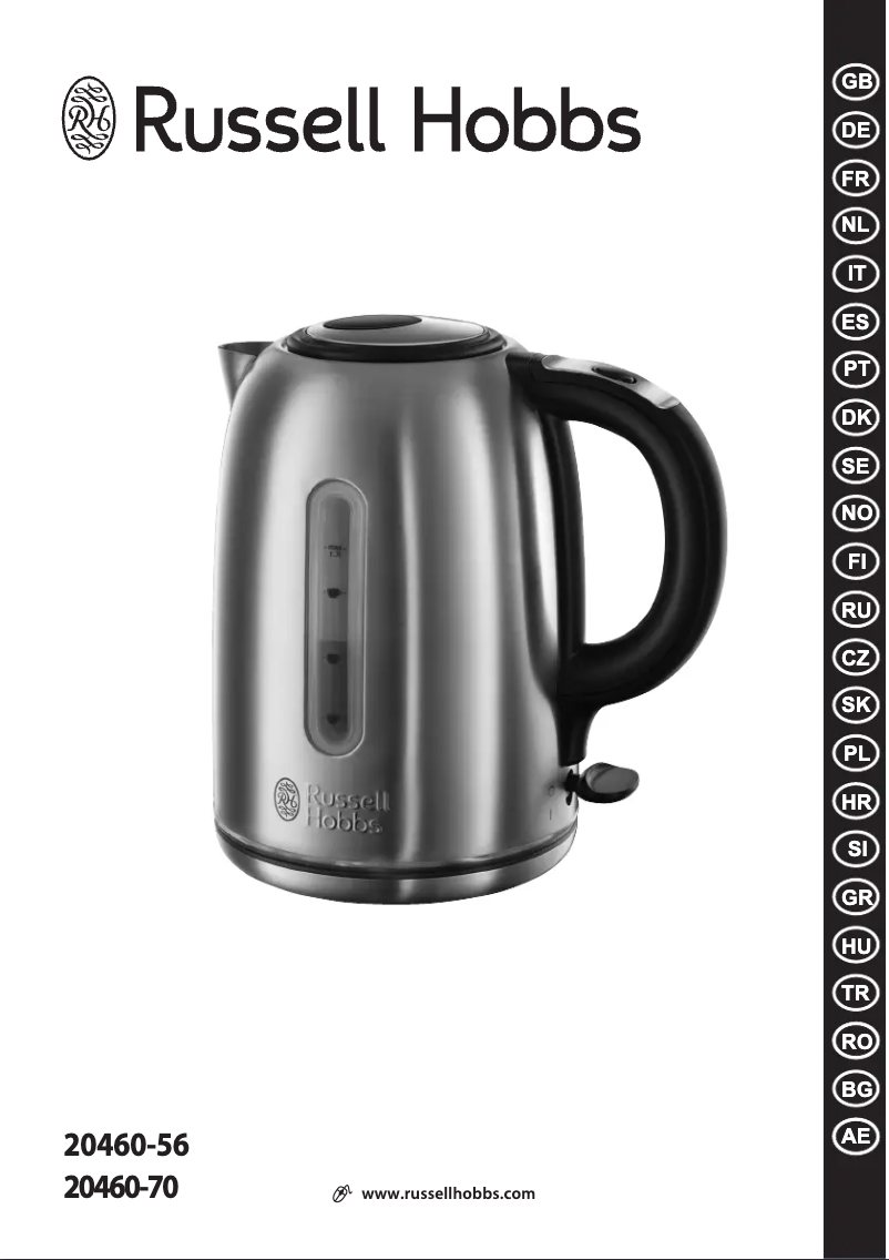 Page n°1 - Manuel utilisateur Russell Hobbs Buckingham 21040-70