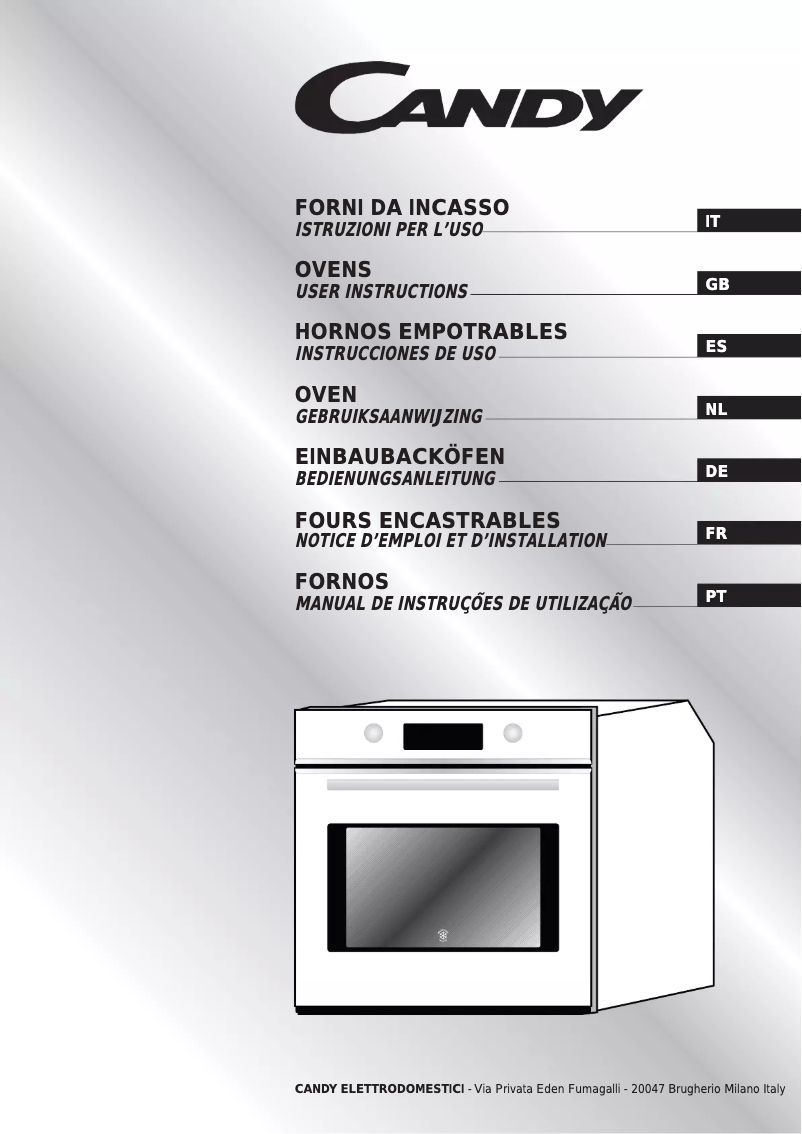 Page n°1 - Manuel utilisateur Candy 2d 966 x