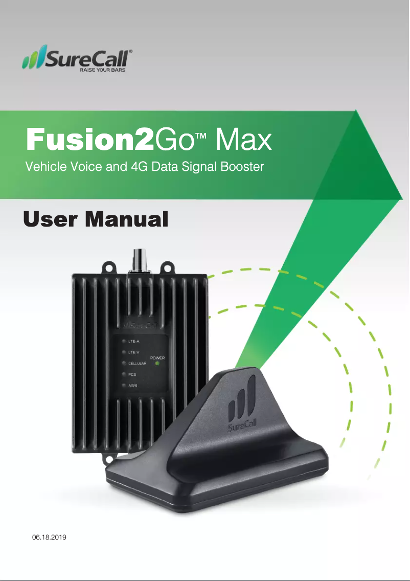 Page n°1 - Manuel utilisateur SureCall Fusion2Go Max