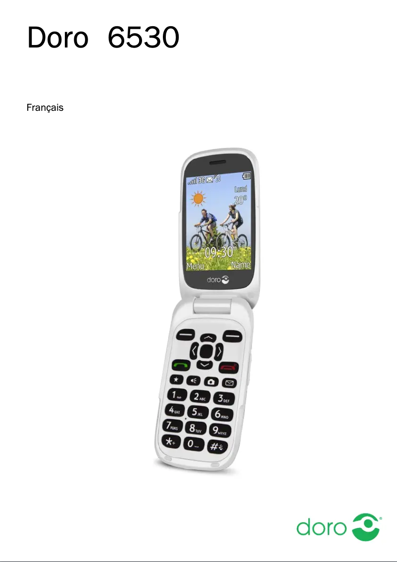 Page 1 de la notice Manuel utilisateur Doro PhoneEasy 6530