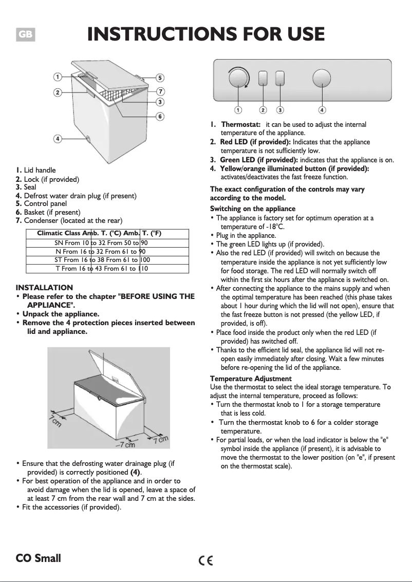 Page 1 de la notice Manuel utilisateur Bauknecht GT 193 A2+
