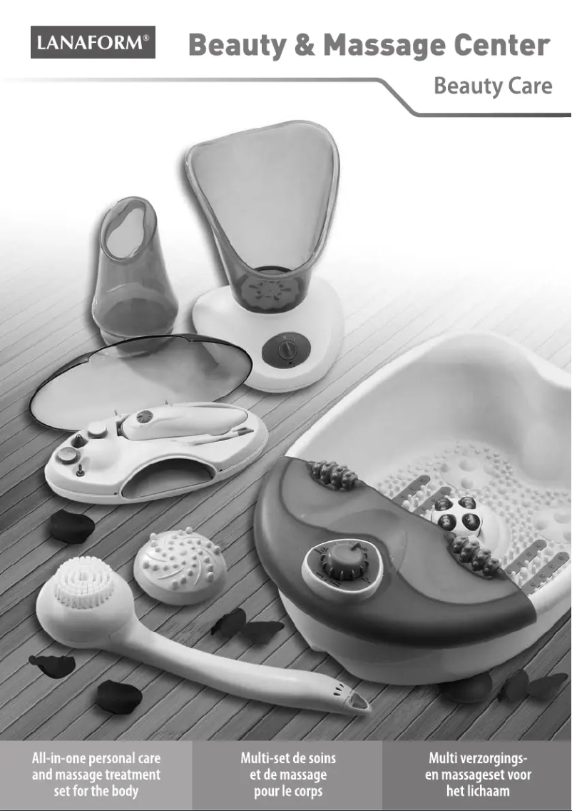 Page n°1 - Manuel utilisateur Lanaform Beauty & Massage Center