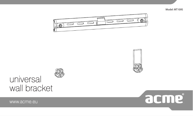 Page 1 de la notice Manuel utilisateur Acme Made MT109S