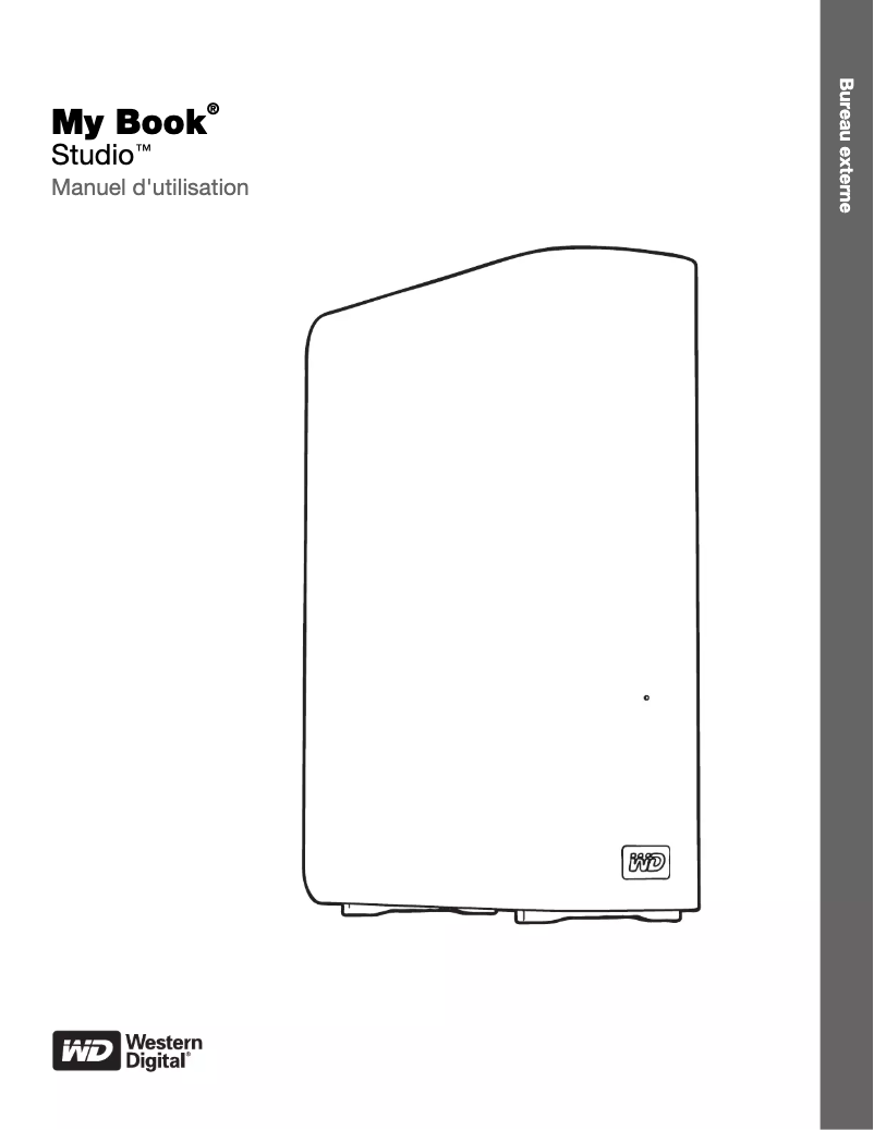 Page n°1 - Manuel utilisateur Western Digital My Book Studio