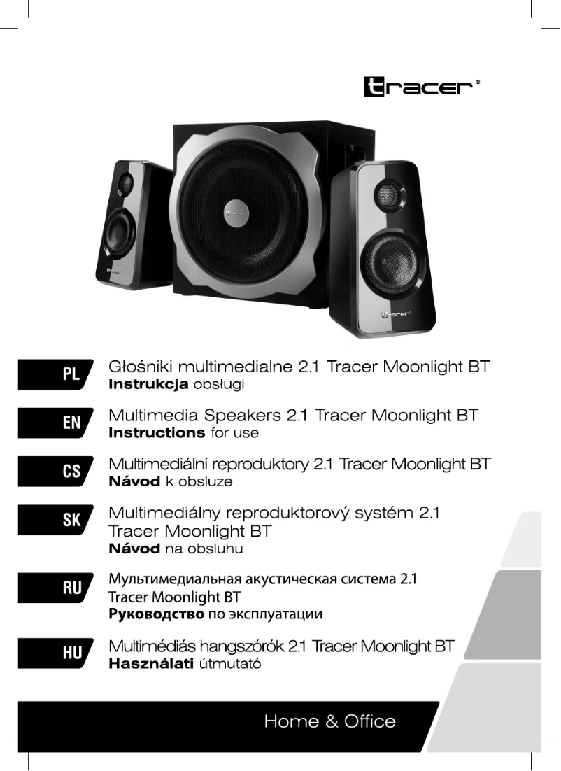 Page 1 de la notice Manuel utilisateur Tracer Moonlight