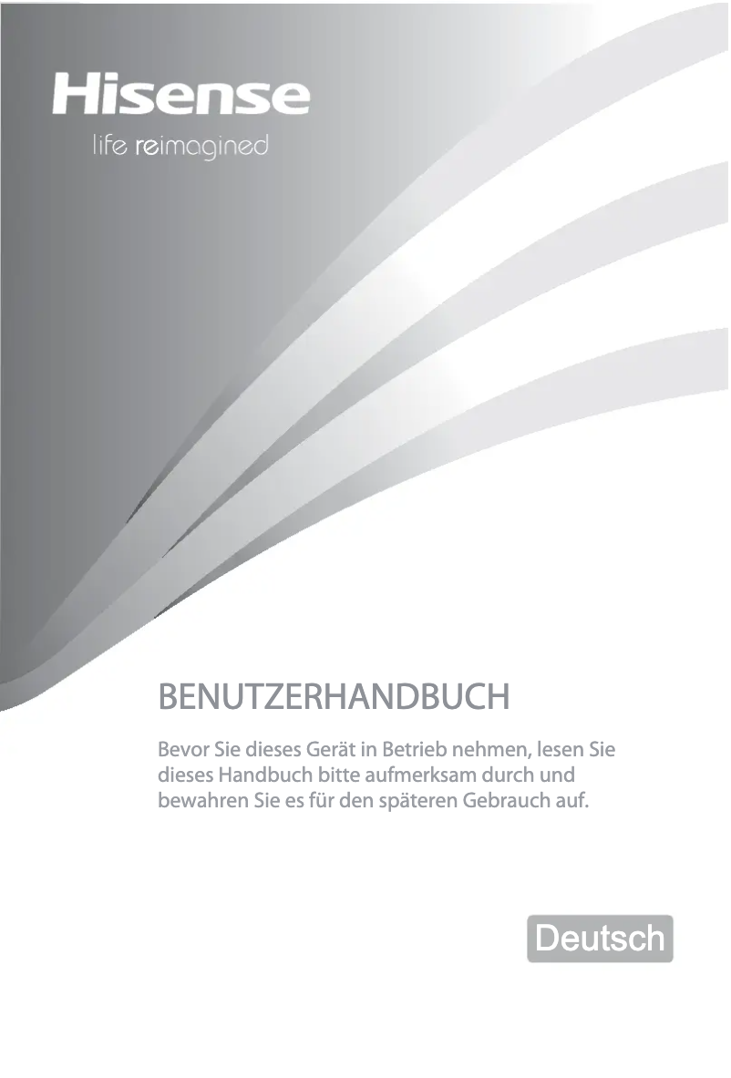 Page 1 de la notice Manuel utilisateur Hisense GS 81 A+++
