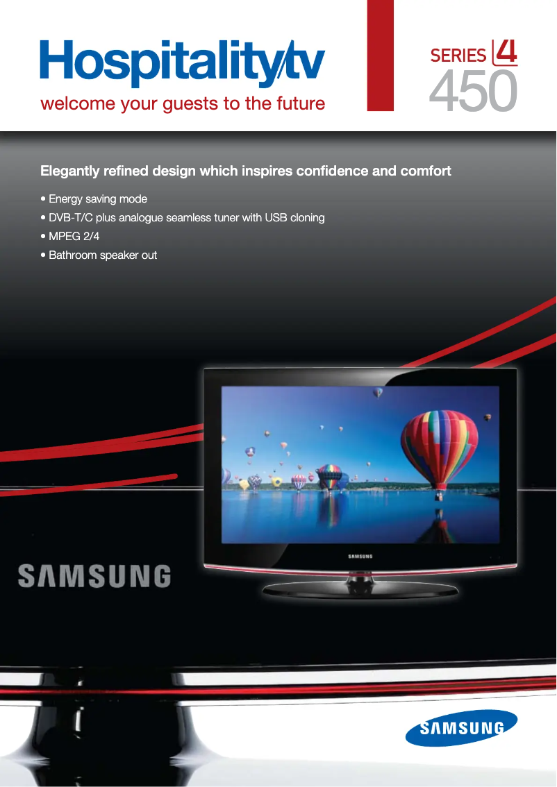 Page 1 de la notice Manuel utilisateur Samsung LE-22B451C4H