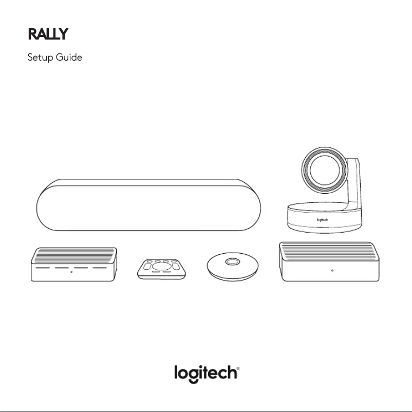 Page 1 de la notice Manuel utilisateur Logitech Rally