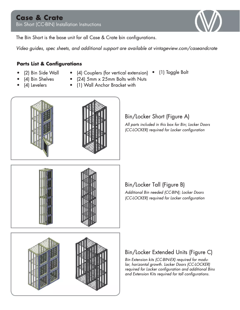 Image de la première page du manuel de l'appareil CC-BIN-S-K