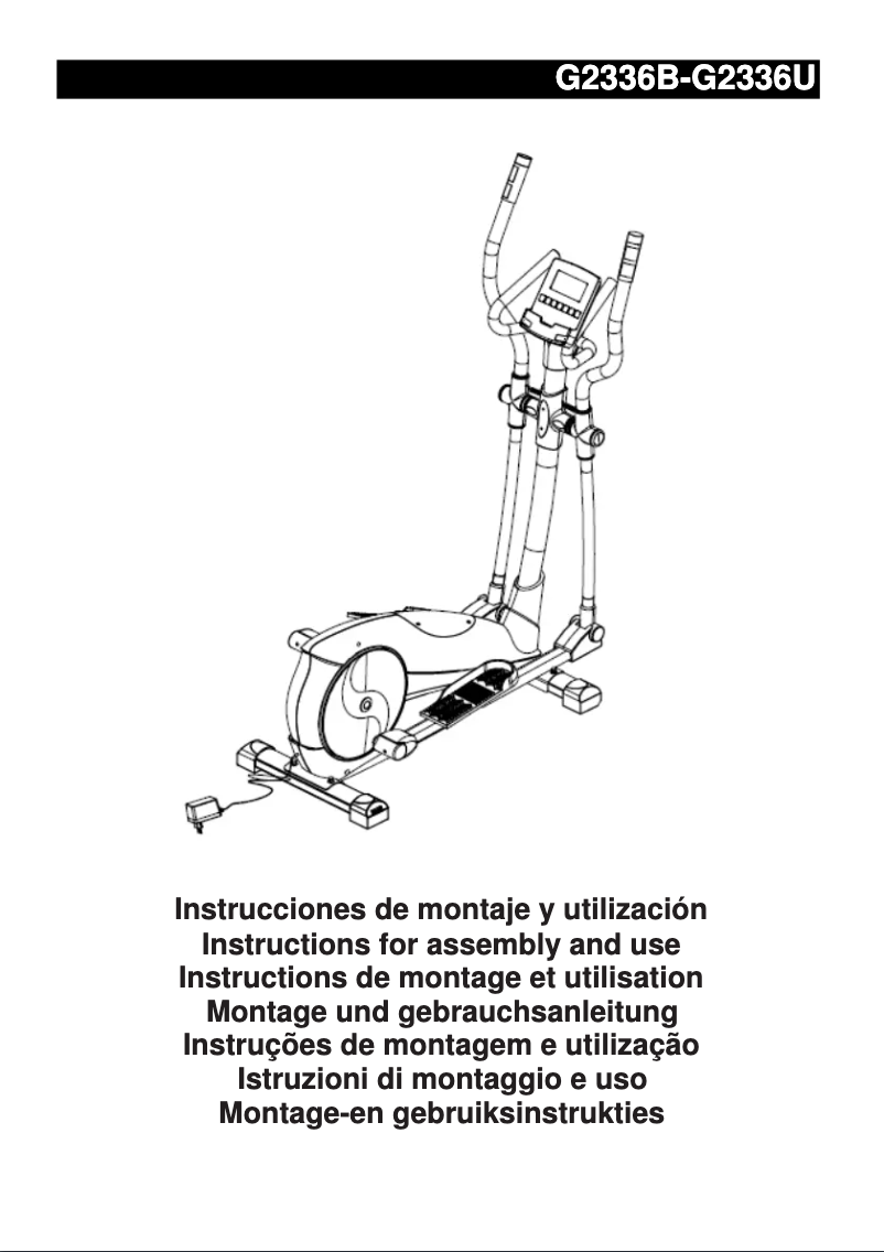 Page 1 de la notice Manuel utilisateur BH Fitness G2336B