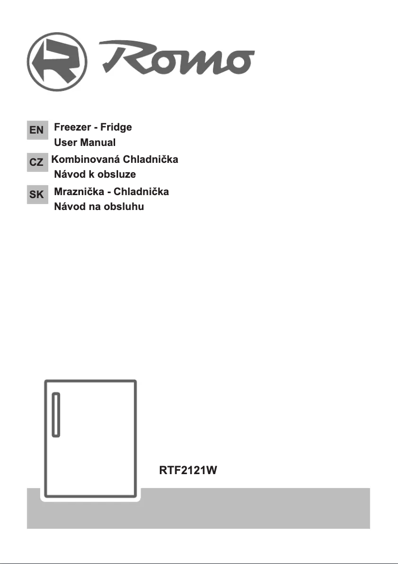 Image de la première page du manuel de l'appareil RTF2121W