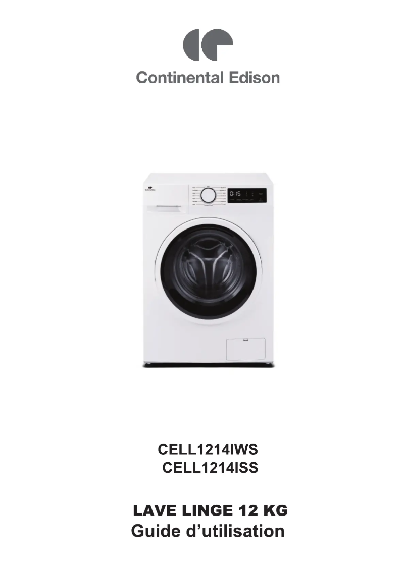 Page n°1 - Manuel utilisateur Continental Edison CELL1214IWS