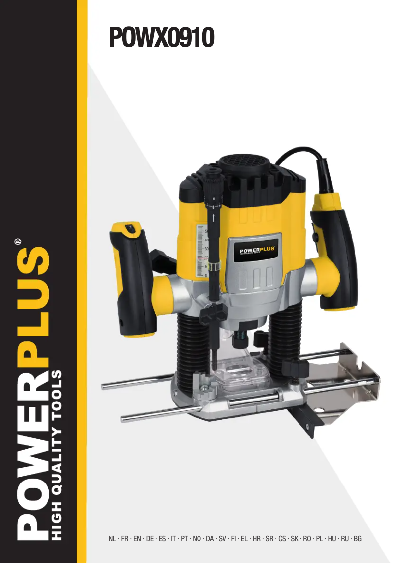 Page n°1 - Manuel utilisateur PowerPlus POWX0910