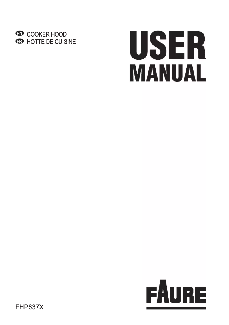 Page n°1 - Manuel utilisateur Faure FHP637X