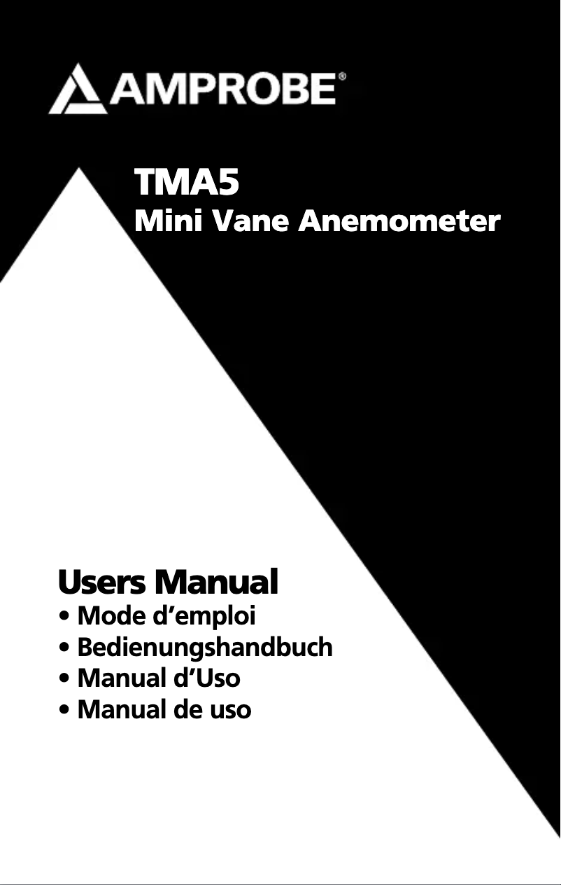 Image de la première page du manuel de l'appareil TMA5