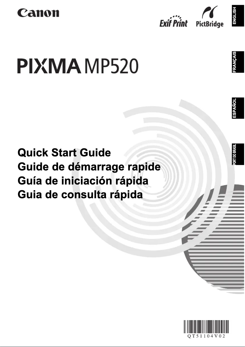 Page n°1 - Manuel utilisateur Canon Pixma MP520