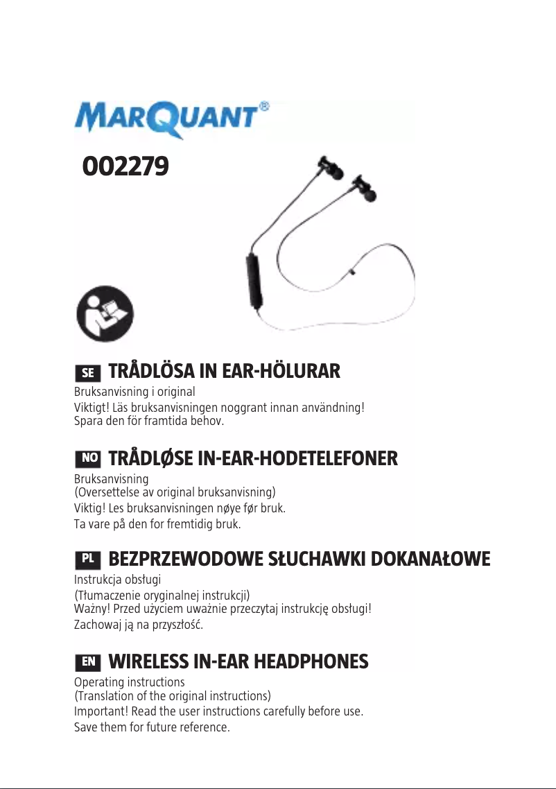 Imagen de la primera página del manual del dispositivo 002-279