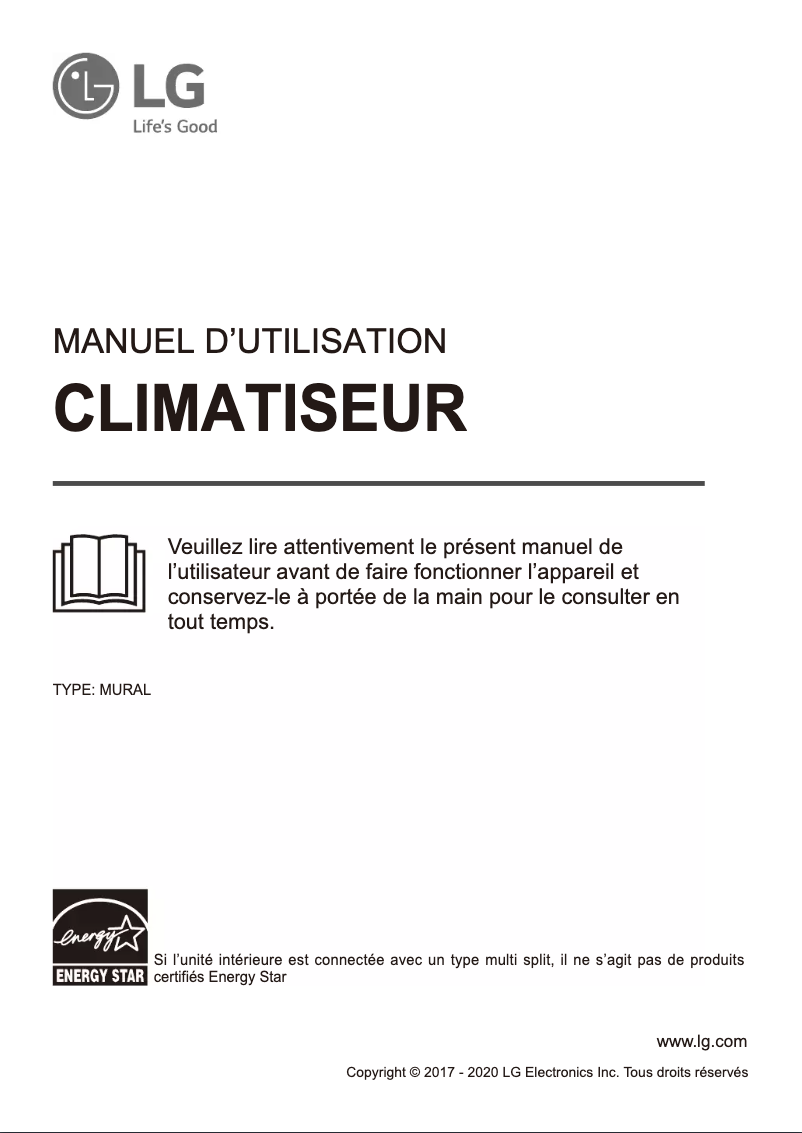 Page 1 de la notice Manuel utilisateur LG LSN090HSV4