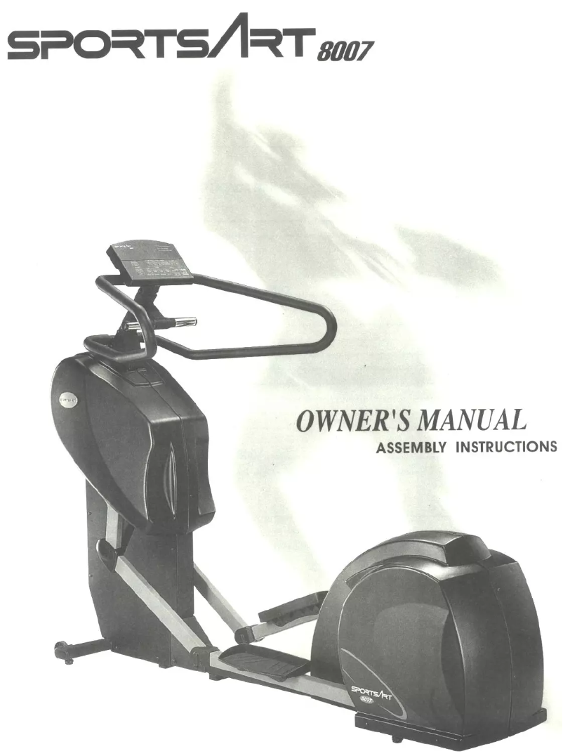 Image de la première page du manuel de l'appareil 8007